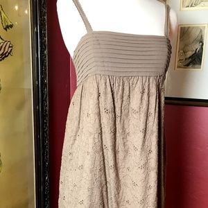 Juicy Couture Taupe Cotton Sun Dress